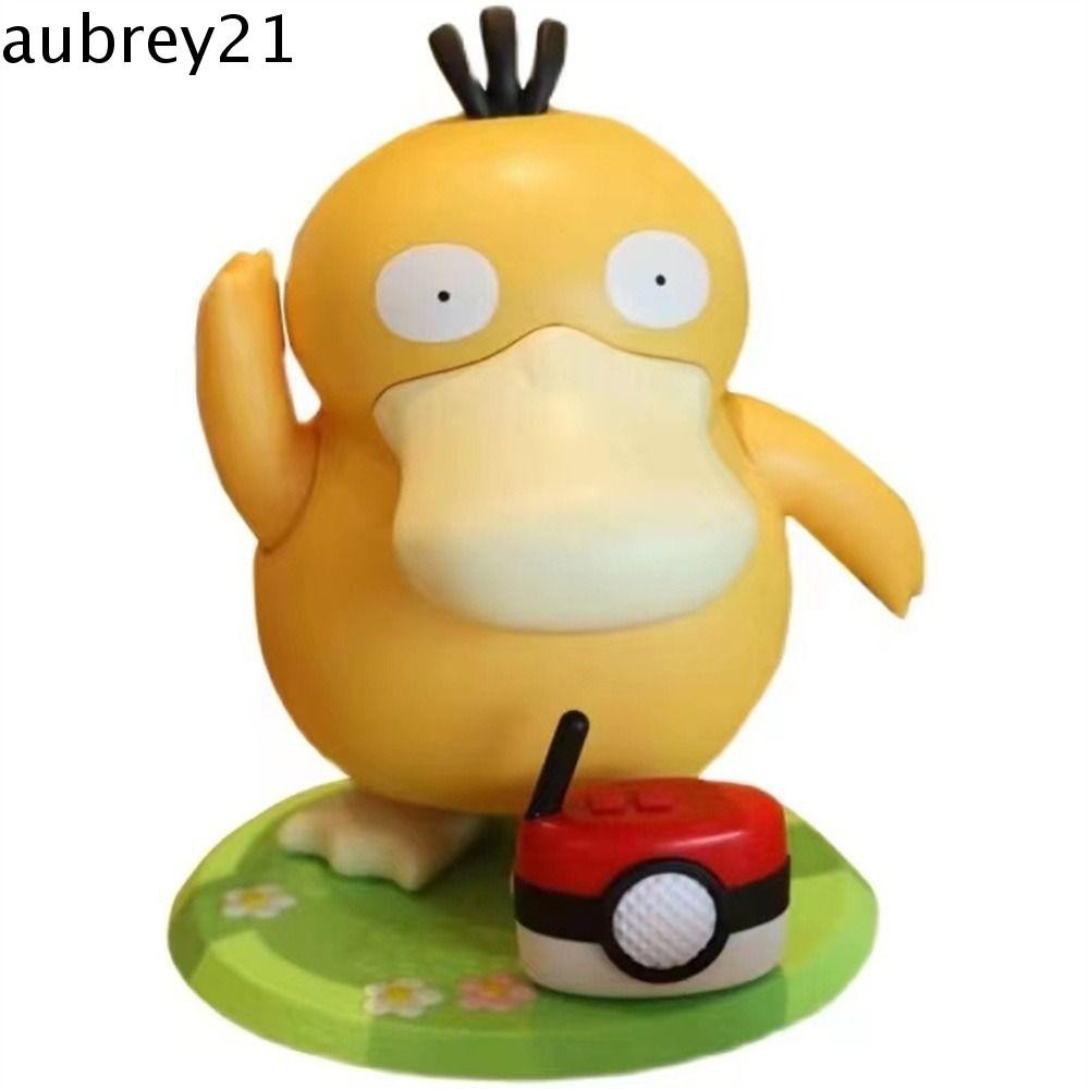Aubrey1 Psyduck Music Box ของขวัญวันเกิดแบบพกพา Sounding ของเล่นเด็กของขวัญของเล่นเด็ก Action Figure