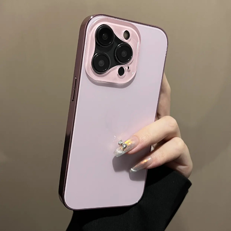 หรูหรา ชุบด้วยไฟฟ้า ฝ้าวินาทีเปลี่ยน 16 เคสโทรศัพท์สําหรับ ไอโฟน16 15 14 13 12 11 มือโปร สูงสุด กันกระแทกกล้องป้องกันการตกฮาร์ดปกหลัง