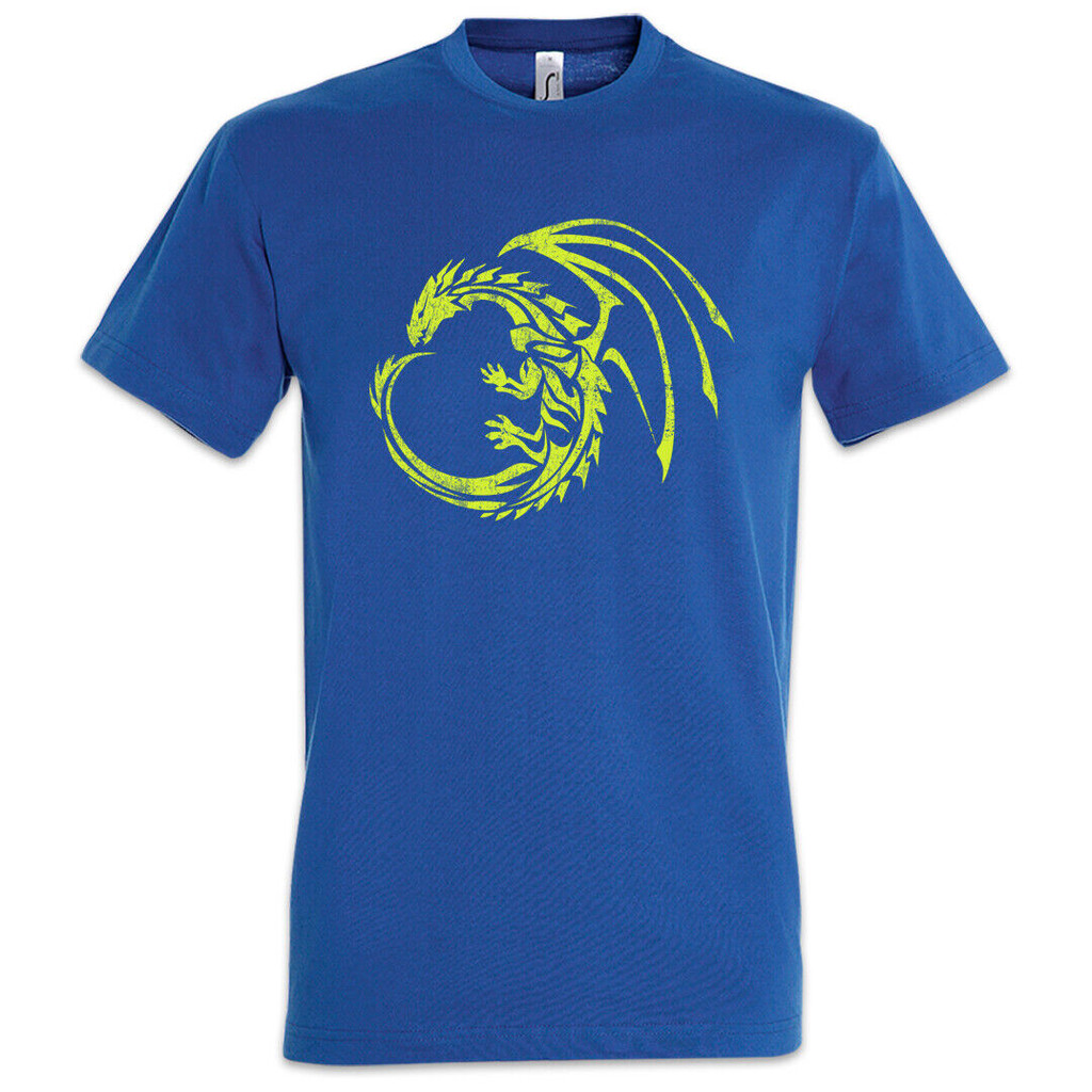 Tribal Dragon I Valhalla Viking Vikings Odin Thor Loki เสื้อยืดนอร์สนอร์ส