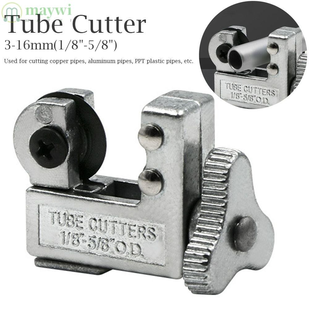 เมย์วี เครื่องตัดท่อเครื่องตัดท่อเหล็กสีเงินคุณภาพสูง 3-16มม(1/8"-5/8") ท่อกรรไกรท่อพลาสติก