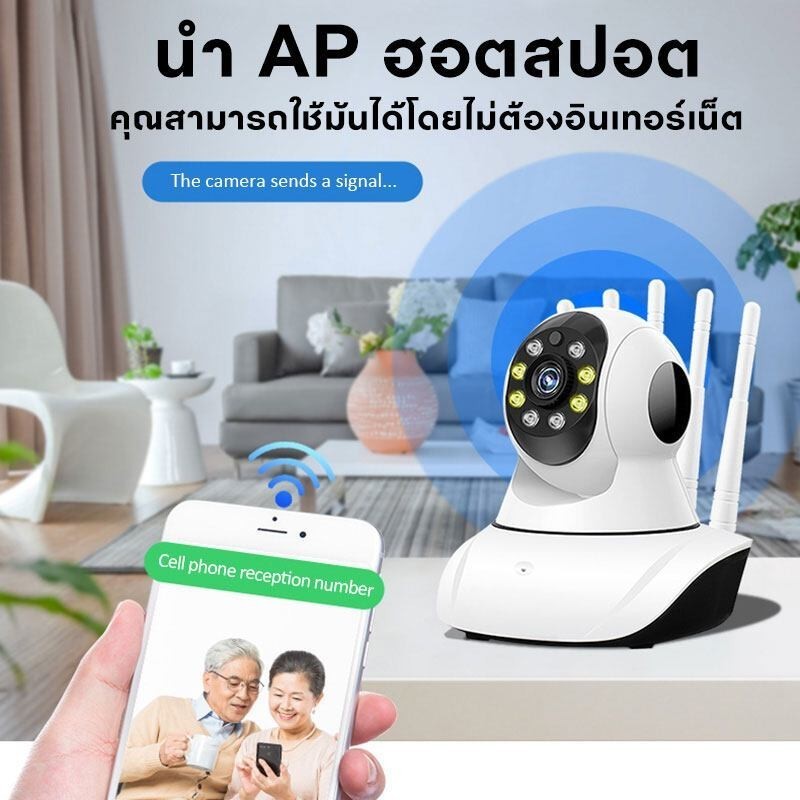 TDLกล้องวงจรปิด5MP ติดในบ้าน ภายน Full Color Wifi IPcameracctvกล้องรักษาความปลอดภัย ใช้งานในบ้านรีโมทโทรศัพท์มือถือ