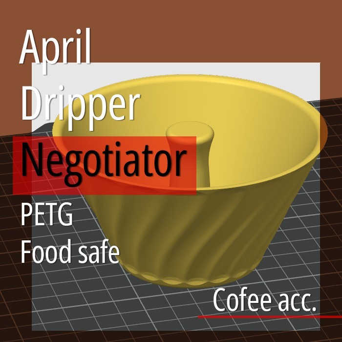 APRIL Dripper Negotiator Coffee Brewer กาแฟบาริสต้าสีที่กําหนดเอง