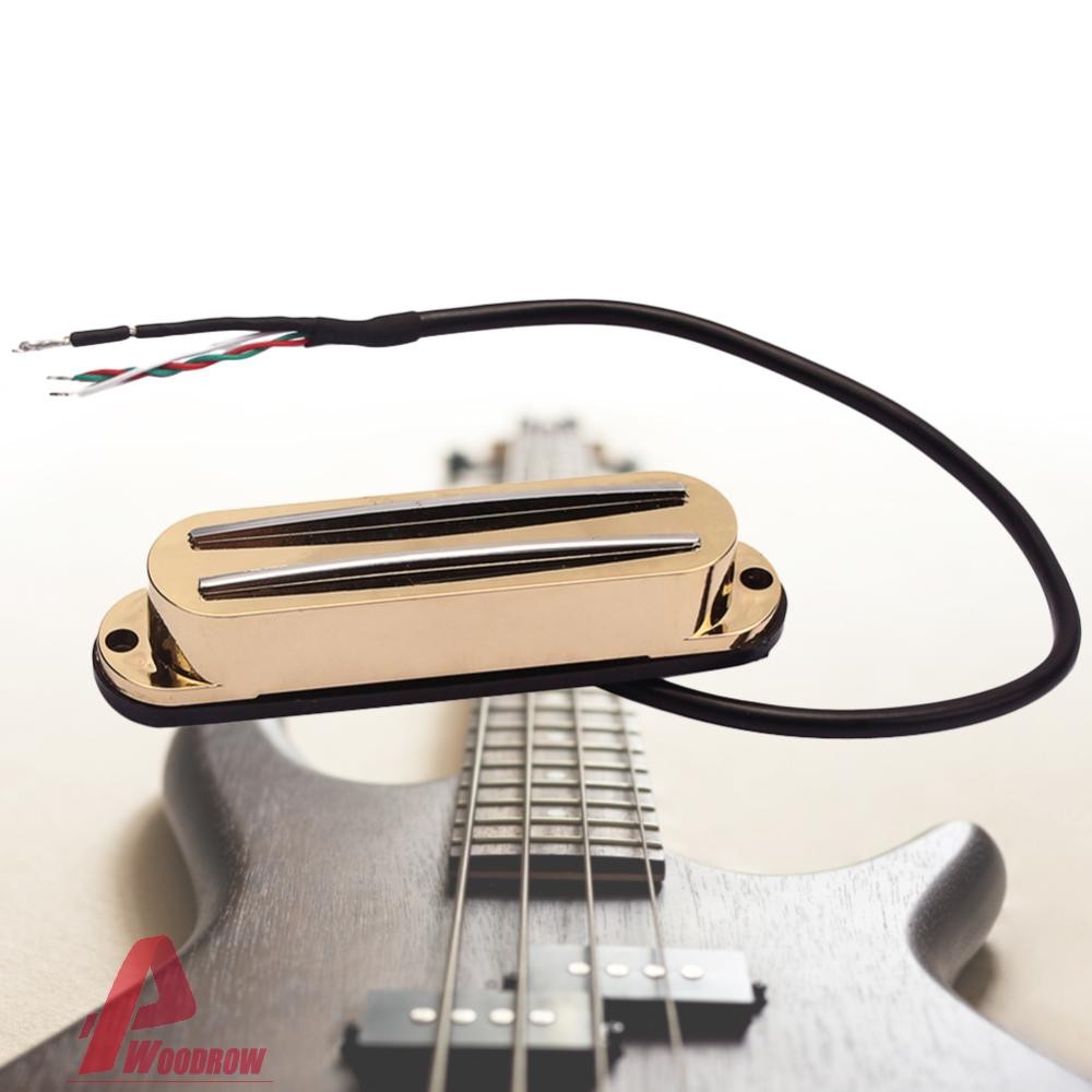 Belcat Guitar Hot Rails Pickup สําหรับ ST Ferrite Mini Humbucker(Gold) # [Woodrow.th]