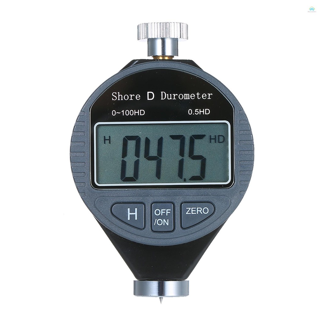 Yb1 DurometerPortable 0-100HD Shore D เครื่องทดสอบความแข็งเมตรดิจิตอล Durometer Scale สําหรับยางยางพื้นพลาสติกพร้อมจอแสดงผล LCD ขนาดใหญ่