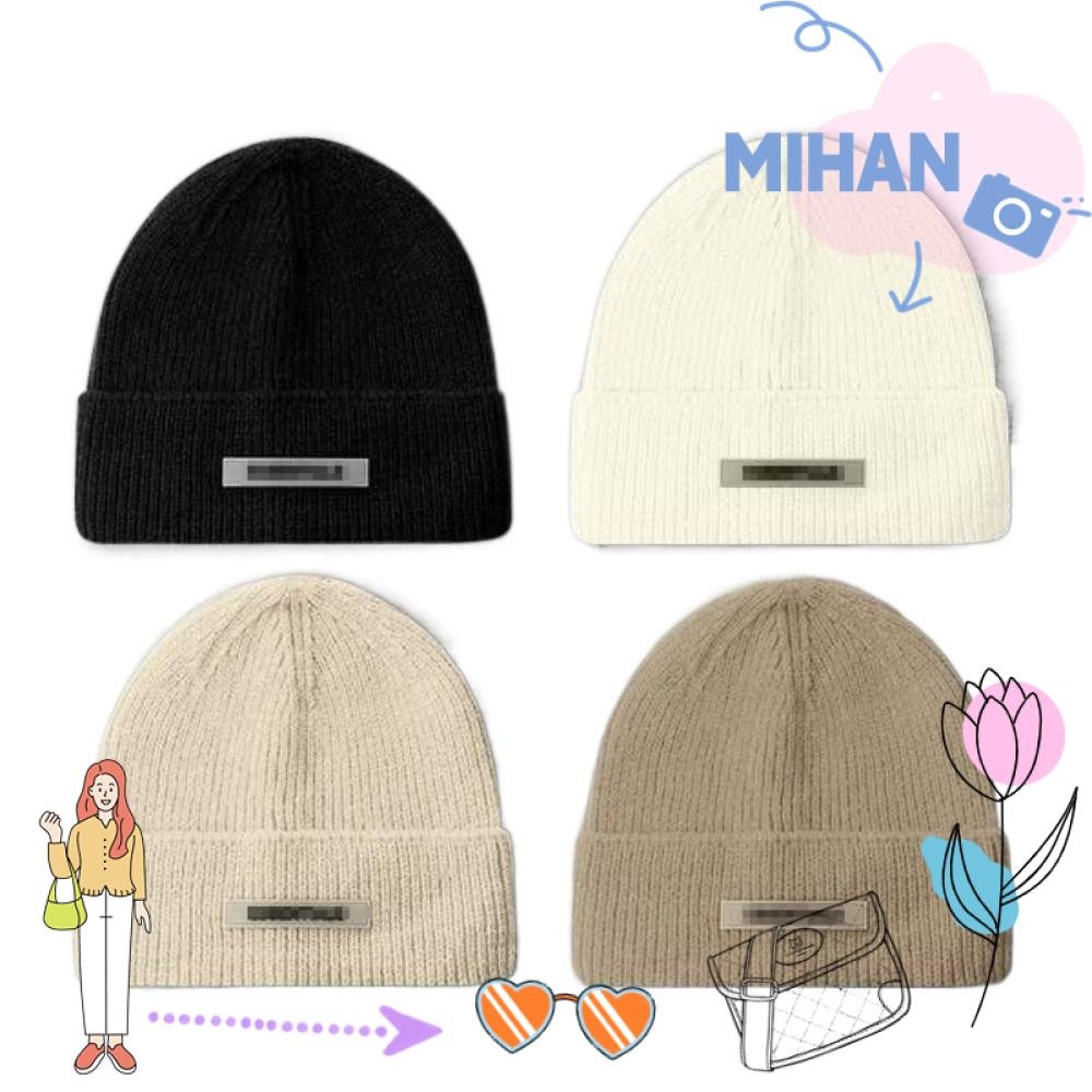 เดือน หมวกถัก,ตัวอักษรปักเปิดเผยใบหน้าหมวกบีนนี่ขนาดเล็กหมวกหมวก,แฟชั่นป้องกันแสงแดดระบายอากาศหมวกอบอุ่นกลางแจ้ง
