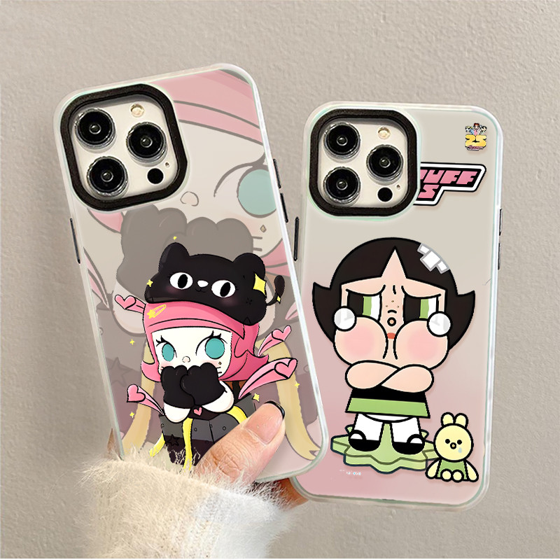 Crybady คสไอโฟน12/11 iphone16/15/14/13 pro max 8/7/xr/xs TPU ป้องกันการตก โปร่งแสง soft case