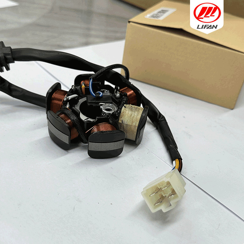 ฟิลคอยล์ มัดไฟ ขดลวดจานไฟ มัดข้าวต้ม ฟิลคอยน์ LIFAN(ลี่ฟาน) 110cc แบบมีสตาร์ทมือ สูบนอน มัดไฟ สินค้าใหม่ - รูปที่ 5