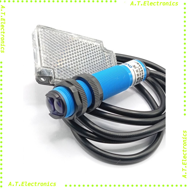 พร้อมส่ง! Infrared Photoelectric Switch count E3F-R2N1 เซ็นเซอร์ตรวจจับวัตถุด้วยแสงอินฟาเรดระยะ 2 เมตร พร้อมแผ่นสะท้อน