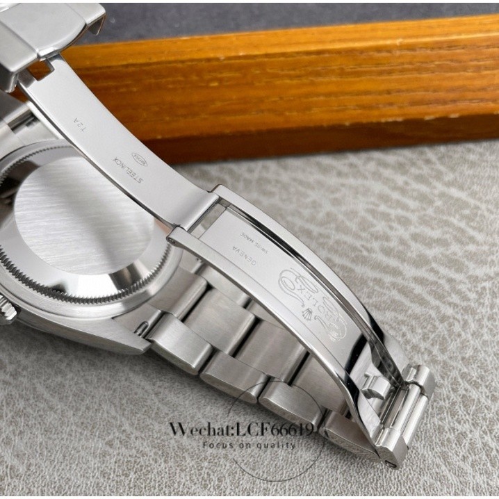 Rz70หน้าปัดสีดำเทรนด์เรียบง่าย, Rolex Datejust ธุรกิจแฟชั่นอัตโนมัติสายรัดสแตนเลสเรียบหรูหรูหราหรูหรานาฬิกาผู้ชาย