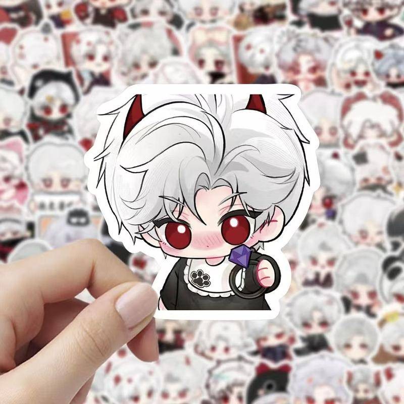 100 ชิ้น/เซ็ต Kawaii เกม Love และ Deepspace สติกเกอร์ Sylus Qin Che Decals DIY สติกเกอร์กันน้ําของขวัญวันเด็ก
