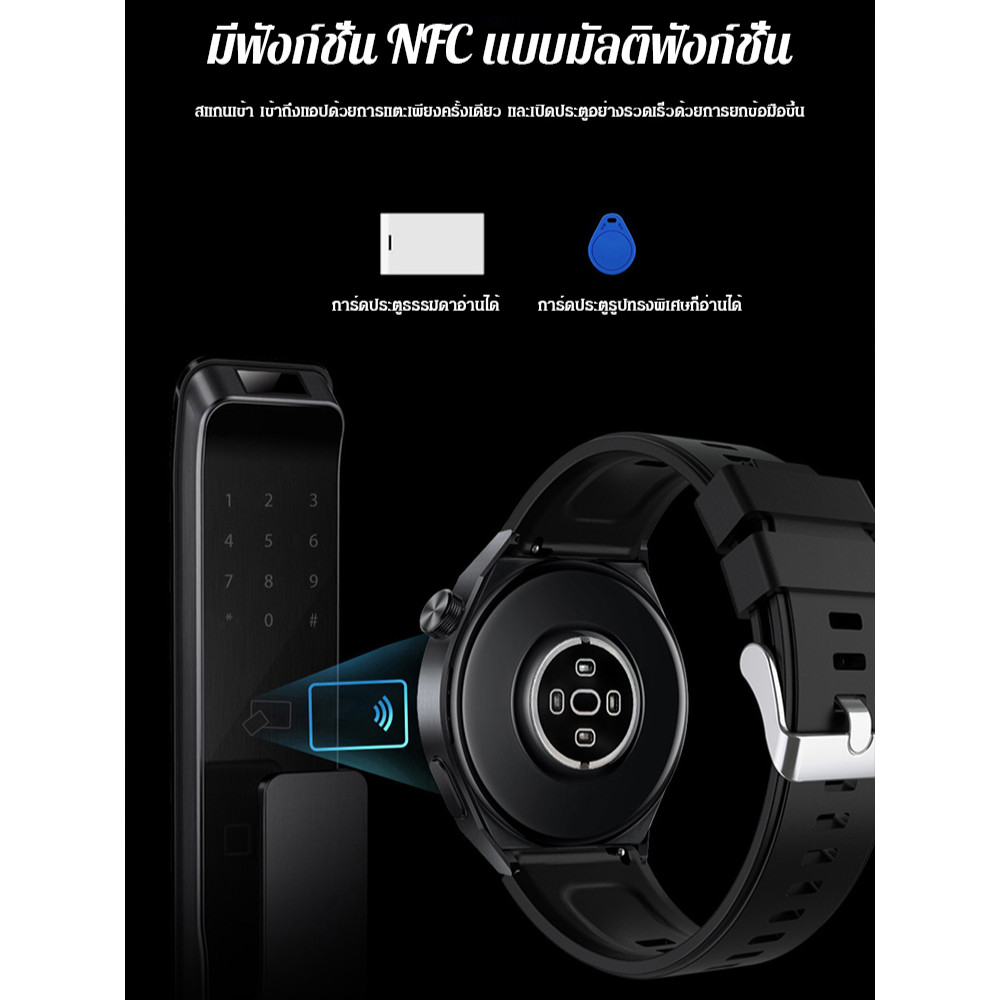 Porsche Watch กันน้ํา Heart Rate Bluetooth Call Ring สําหรับ Apple Huawei Sports Smart Watch