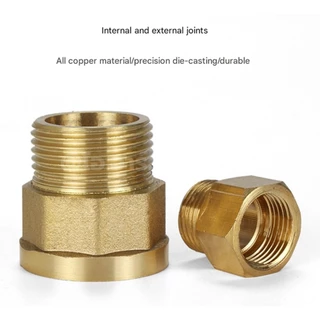 NP-MM นิปเปิ้ลทองเหลือง ผู้-ผู้ เกลียวนอก-เกลียวนอก 1/8"-1" Brass Nipple Male-Male Thread G1/8-G1 นิปเปิ้ล ทองเหลือง ...