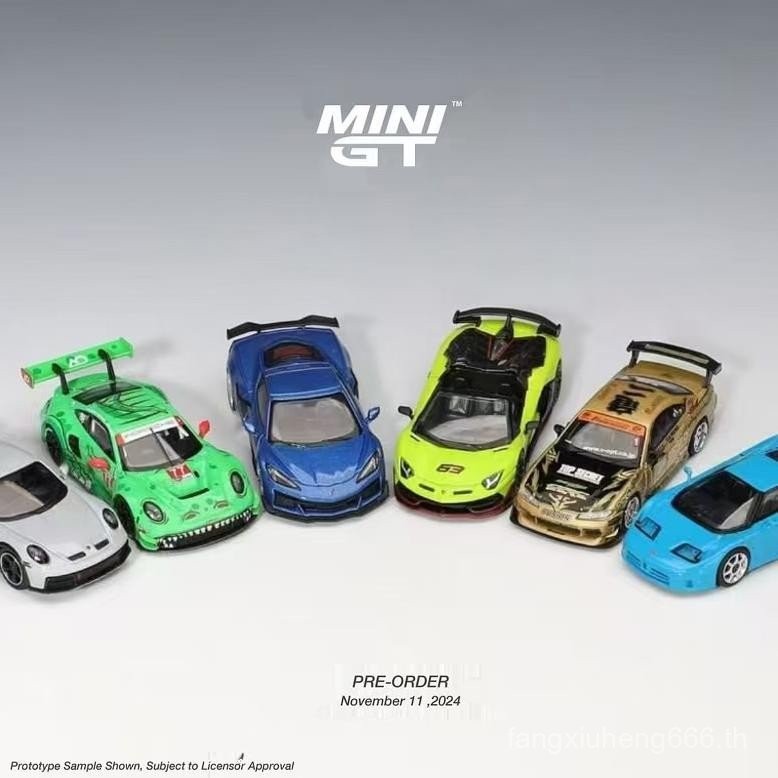 ในสต็อก TSM minigt1: 64 Sylvia S15 Lamborghini Aventador SVJ Porsche 911 GT3