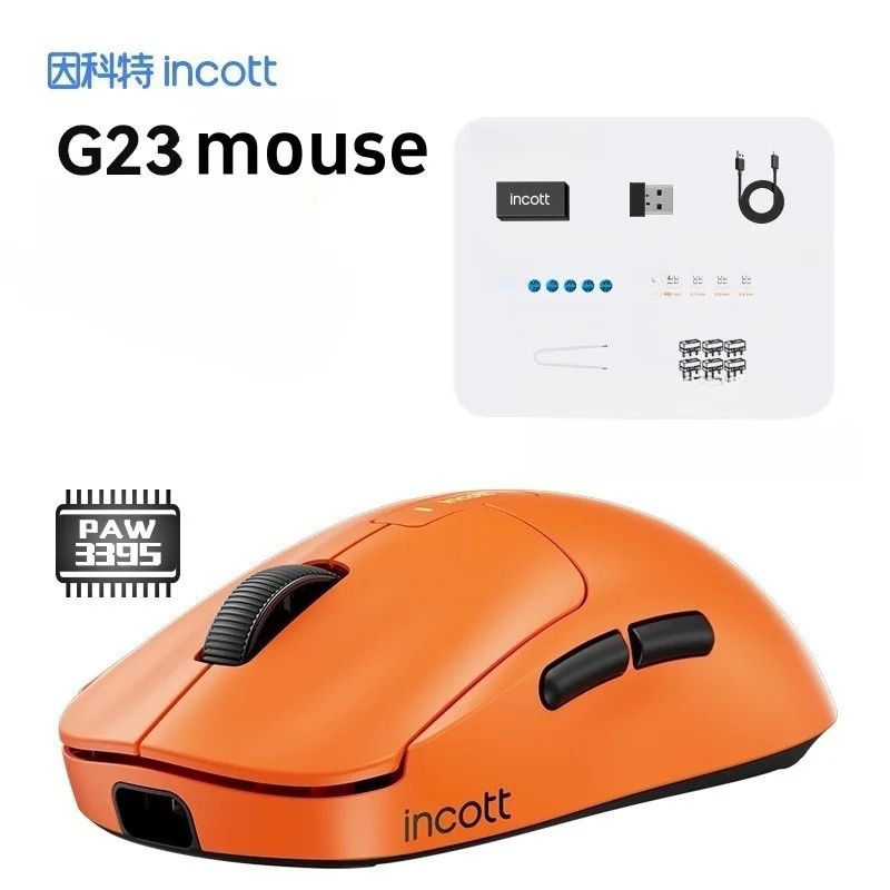 INCOTT/Ironcat G23 Pro Gaming Mouse เมาส์สามโหมดไร้สายบลูทูธปลั๊กร้อน Micro Motion สําหรับเกมสําหรับ