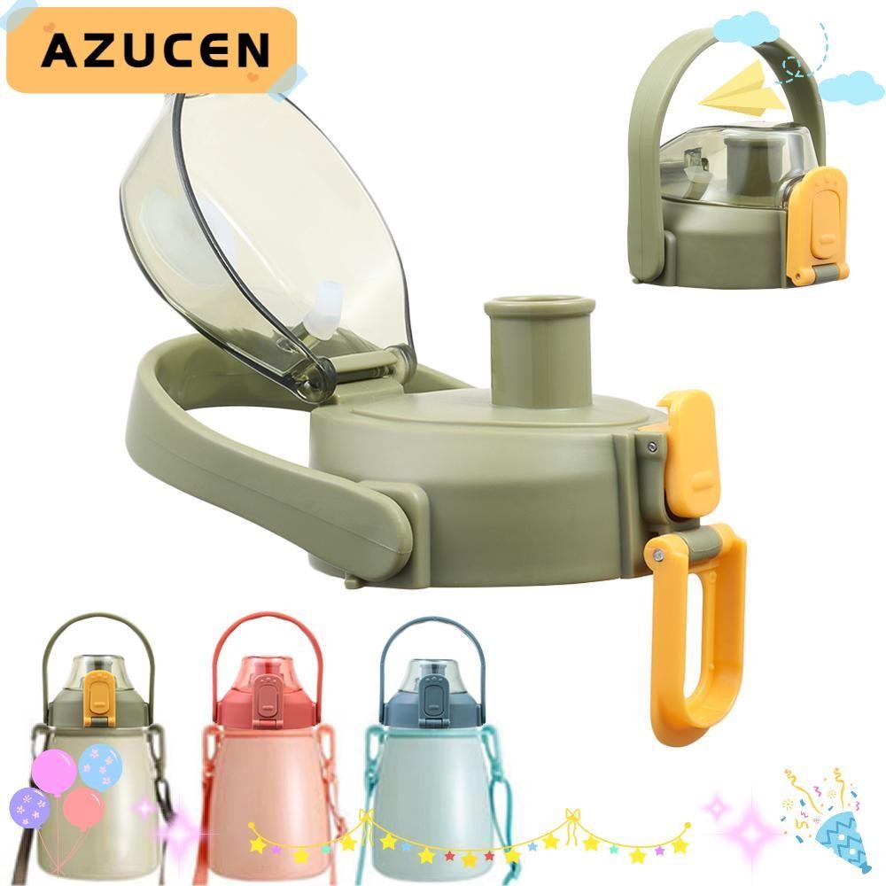 AZUCEN 1 ชิ้นขวดฝาปิด, Splash Proof Therms ถ้วยหมวก,ทนทาน Universal ขวดอุปกรณ์เสริม Handle ถ้วยฝาปิดสําหรับ 1000/1200/1500/1800ml