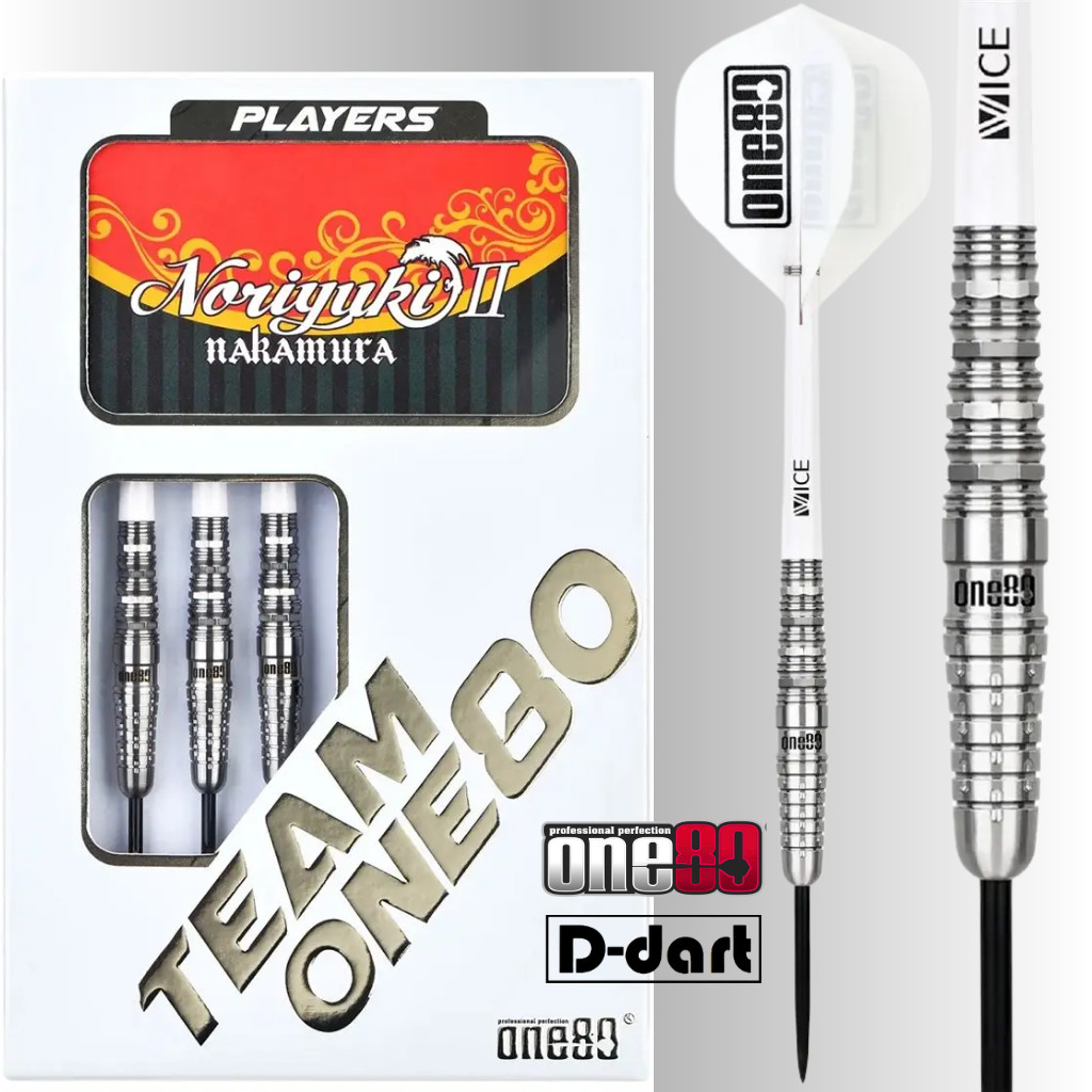 ONE80 STEEL TIP DART - 22G NORIYUKI NAKAMURA II SIGNATURE DARTS (22G)