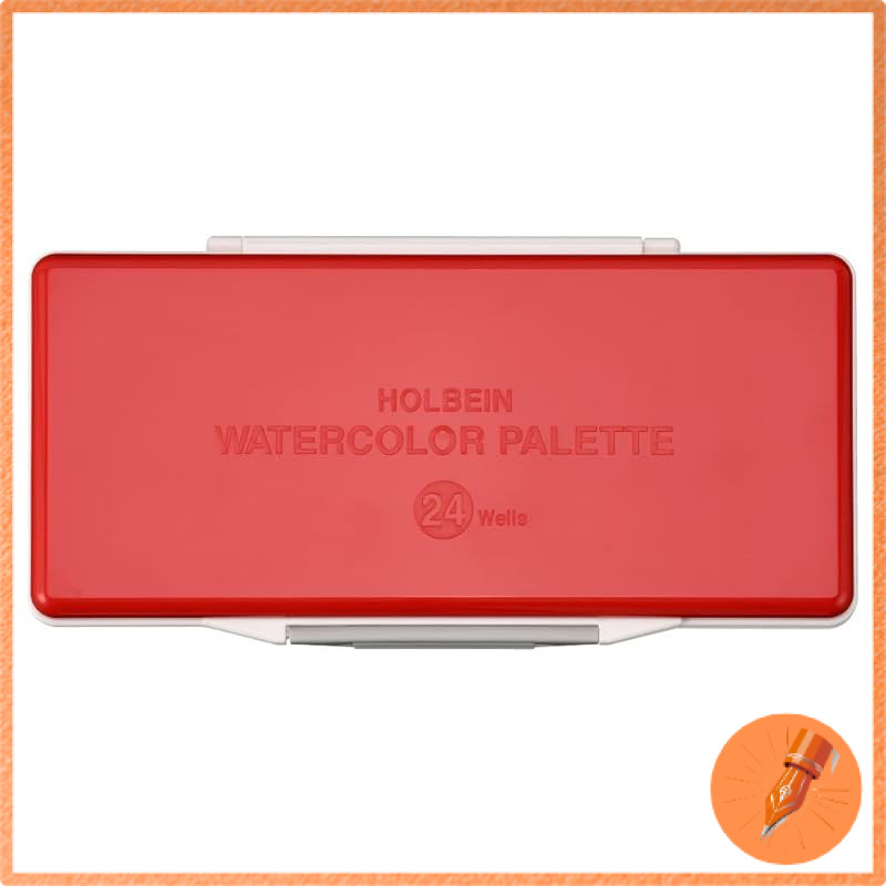 HOLBEIN detachable watercolor palette with 24 compartments (26 small wells, 4 large wells) 210191.