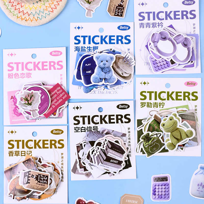 40 ชิ้น Retro รูปพิเศษ Series สติกเกอร์ตกแต่ง DIY วัสดุ Decals