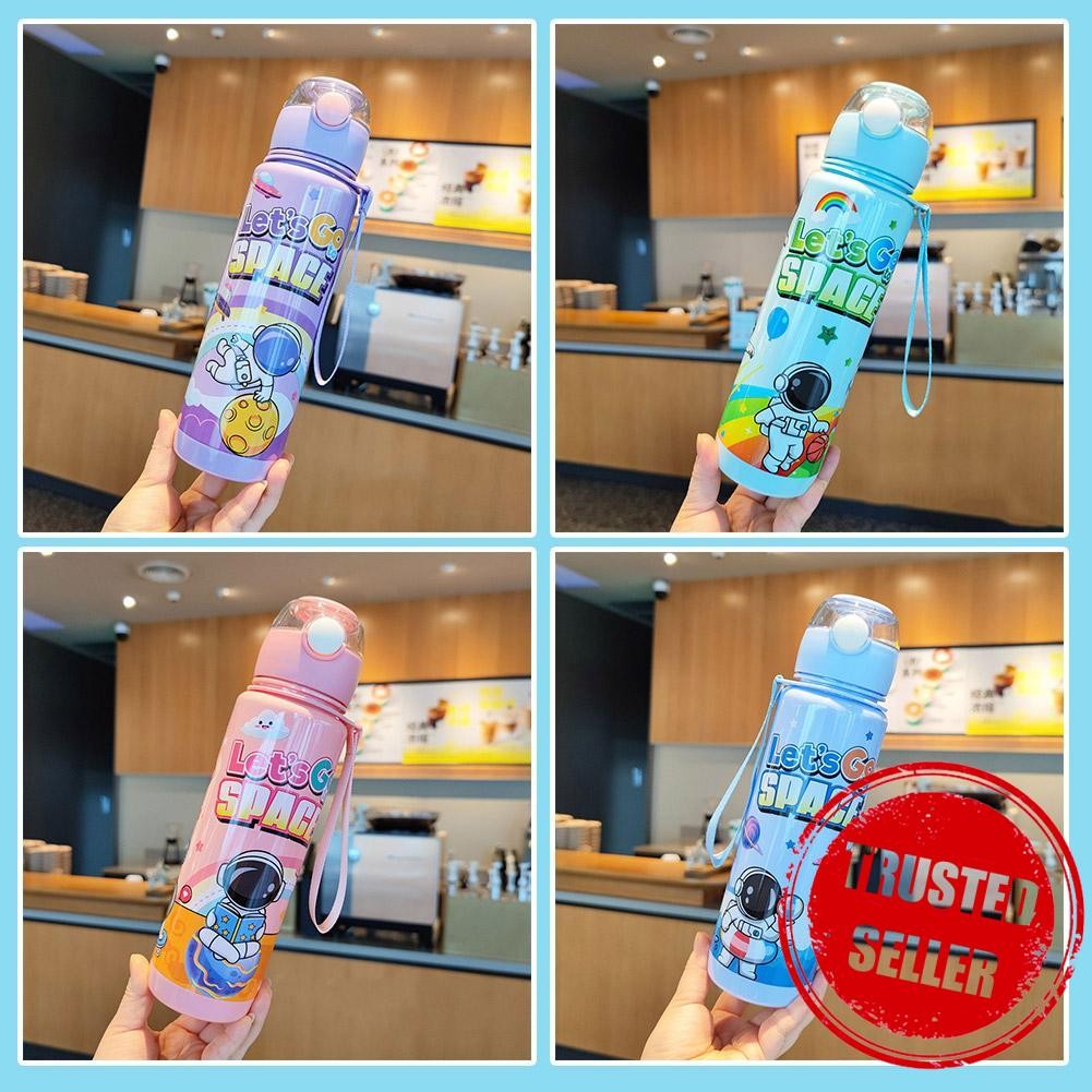 700ml ขวดน้ําโรงเรียนสําหรับเด็กนักบินอวกาศกีฬาเครื่องดื่มขวดฟรี Bpa P8j7