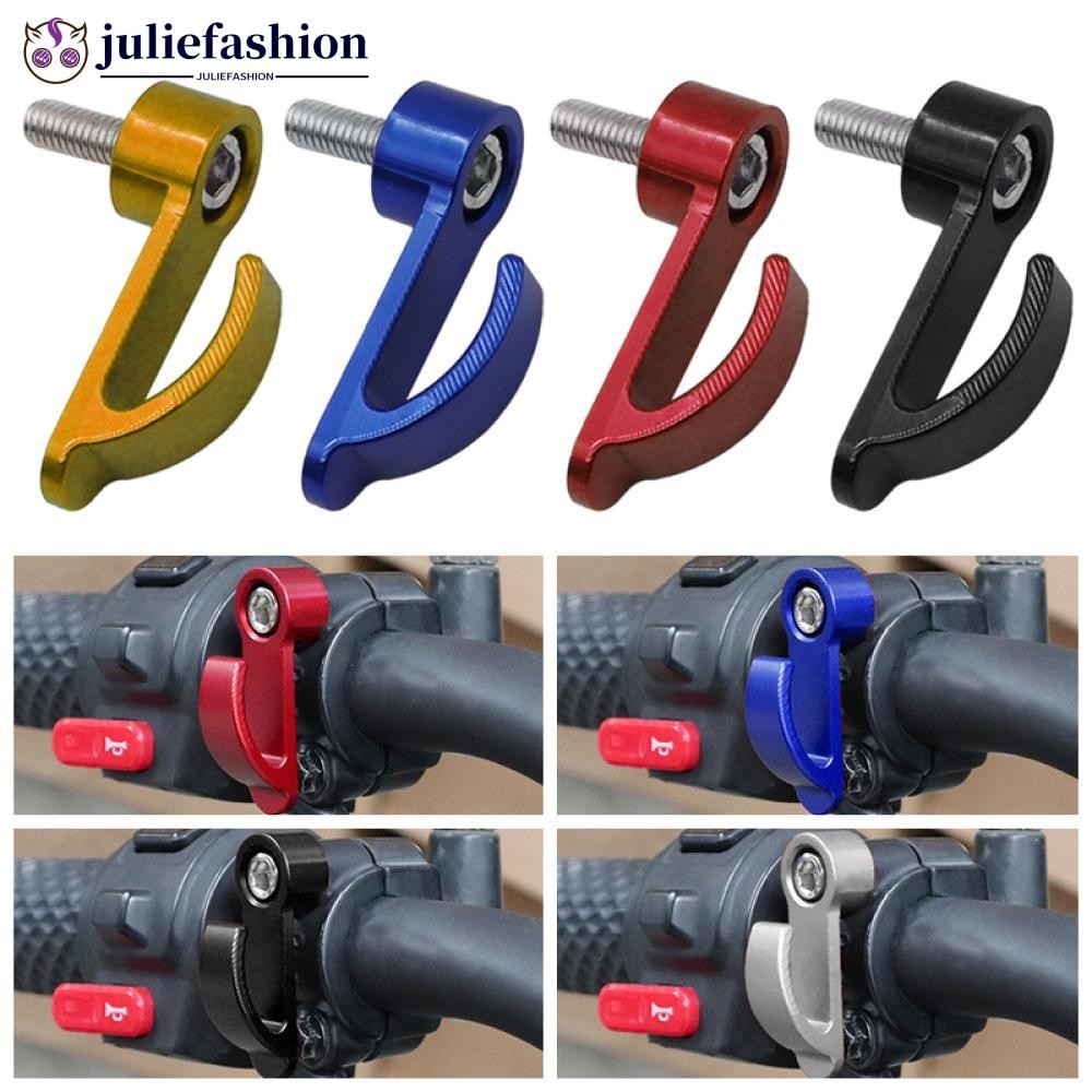 JULIEFASHION CNC รถจักรยานยนต์ดัดแปลงปั๊มด้านบนตะขอด้านข้าง E-bike UQI U + B หมวกกันน็อคด้านข้าง Hoo