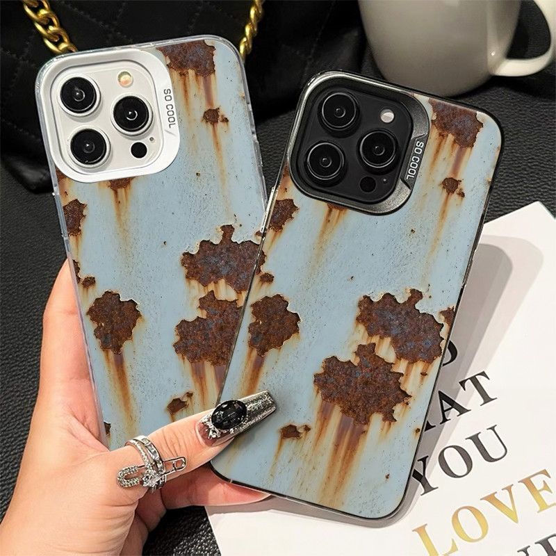 เคส iPhone 13 11 For ไอโฟน 12 14 15 16 Pro MAX 14 15 16 Plus X XR XSMAX 7Plus CASE แกล้งคน สนิม เคสโทรศัพท์แฟชั่นสุดหรู - รูปที่ 4