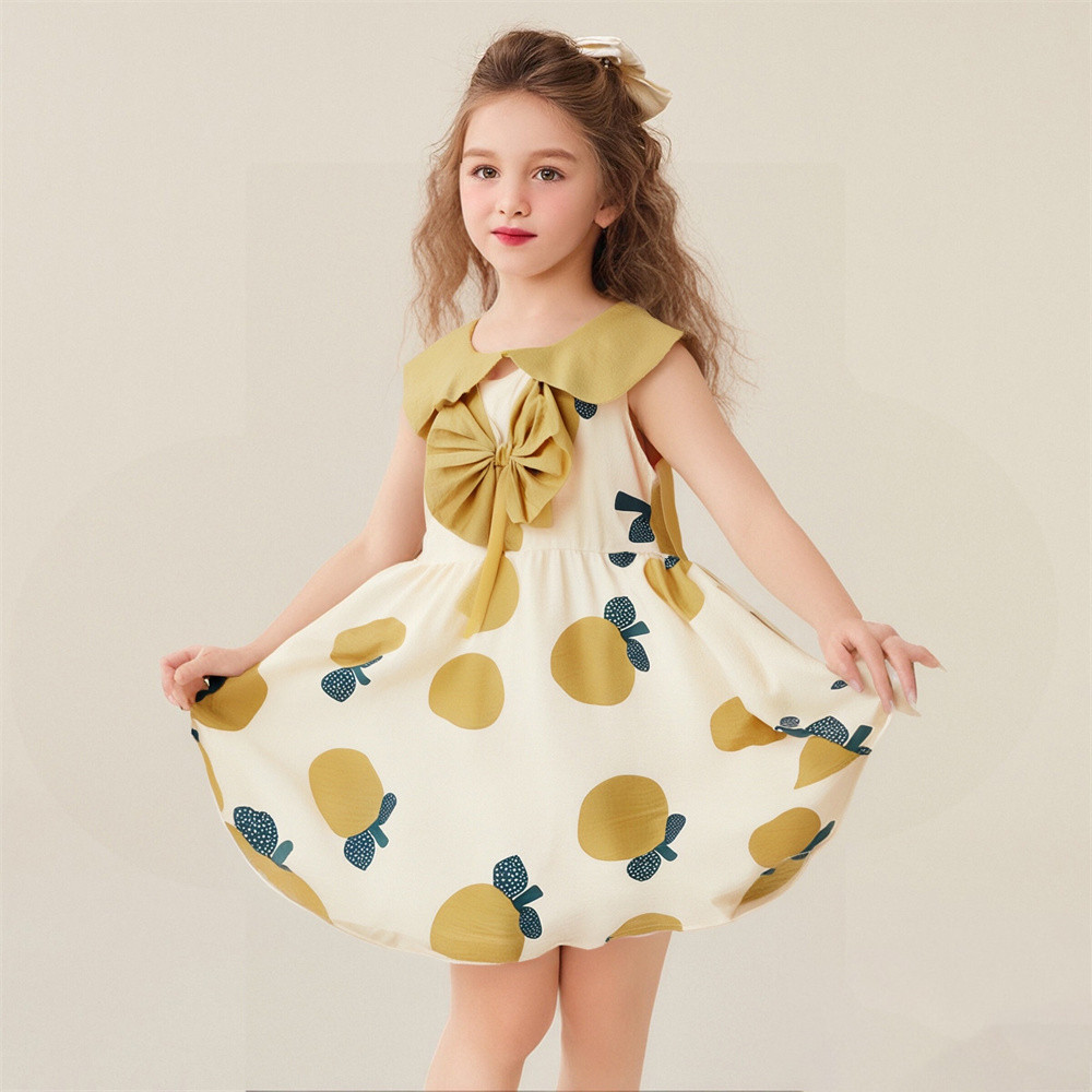 ชุดเดรสลายดอกไม้เกาหลี ชุดเด็กผู้หญิง ชุดเจ้าหญิง กระโปรงสำหรับเด็กผู้หญิง เด็กเล็ก แฟชั่นน่ารัก ชุดเดรสเด็กทารก - รูปที่ 7