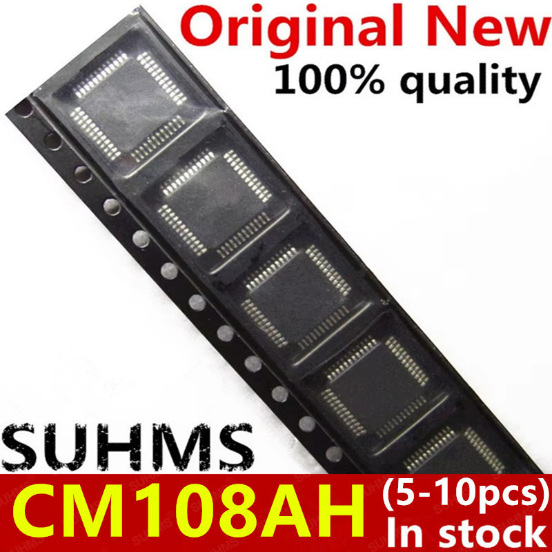 (5-10 ชิ้น) ชิปเซ็ต CM108AH CM108 LQFP48 ใหม่)