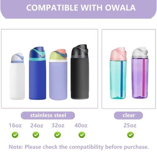 MELODYGOODS1FJ ฝาทดแทนสําหรับ Owala Freesip, No Water Leakage BPA-Free One Button Bottle Top, Water Bottle Accessories for Owala Freesip Outdoor