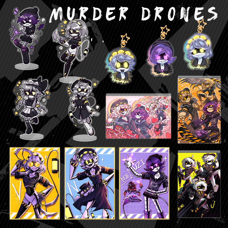Uzi Doorman แผ่นตกแต่งโต๊ะ N V ยืน Murder Drones ซีซั่น 1 คอลเลกชันเครื่องประดับ Accesorios Cyn อะคร