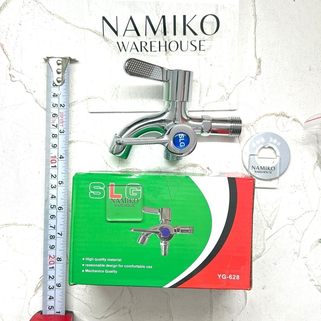 SLG ก๊อกน้ําสวนกิ่งคู่ yg-628 1/2 นิ้ว NAMIKO WAREHOUSE