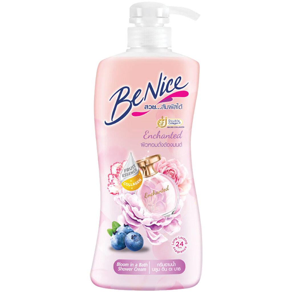 LeeMart ครีมอาบน้ำ บีไนซ์ BeNice 400ML อาบ บีไนท์ ฟรุตตี้ บีไน้ สูตร บีไนส์ สีชมพู ผลไม้ ขนาด 400 มล.