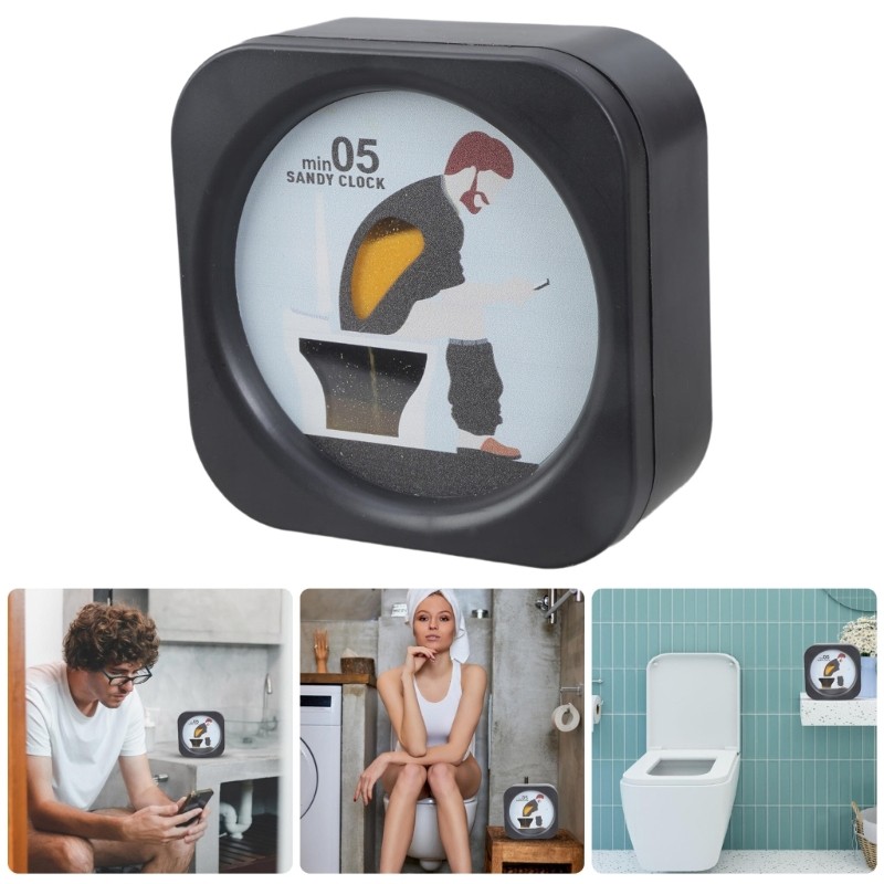 EV Toilet Themed Sand Timer 300 เครื่องมือตกแต่งที่สองสําหรับองค์กรพักผ่อน