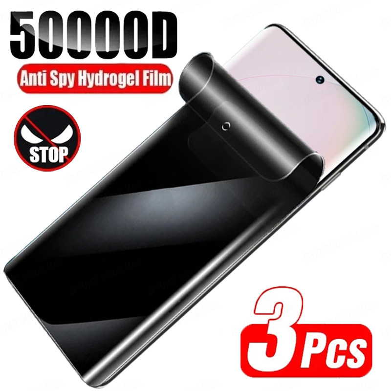 3 ชิ้น Anti Spy และ HD Hydrogel ฟิล์มสําหรับ Infinix GT Zero 10 20 30 40 X S4 S5 Neo Pro Lite4G 5G ป้องกันหน้าจอ