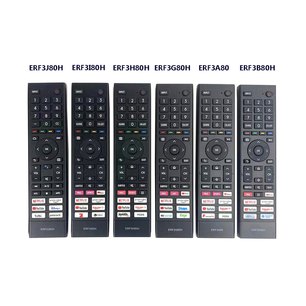 Remote Control for Hisense 4K Ultra HD TV ERF3I80H ERF3G80H ERF3J80H ERF3A80 ERF3H80H ERF3B80H IR No