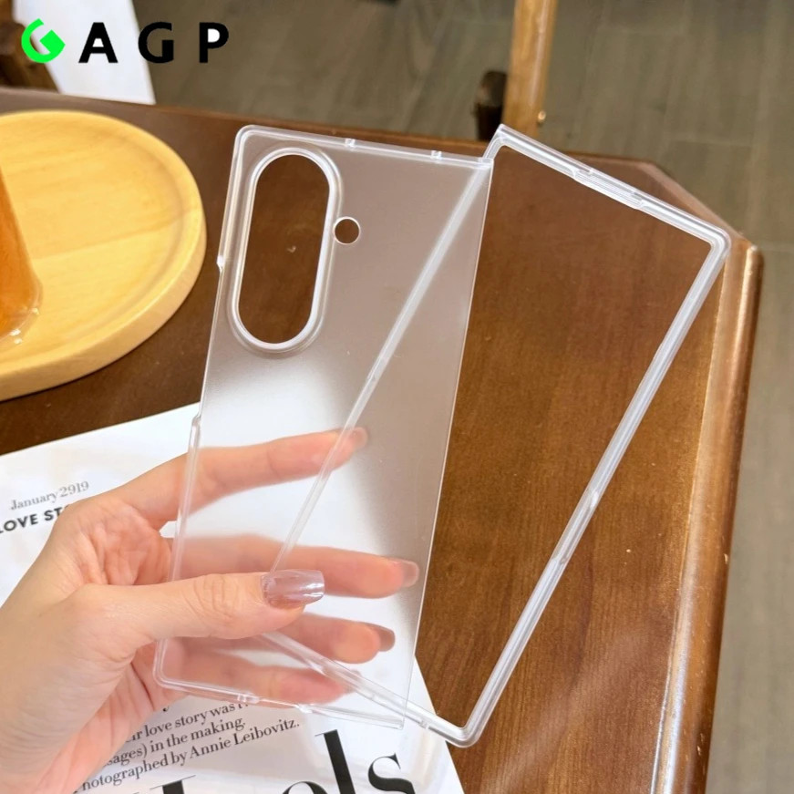 Z พับ 7 กรณี Ultra Thin Matte Slim PC พับสําหรับ Samsung Galaxy Z พับ Fold 7 6 5 4 3 กรณี fold6 กันกระแทกโปร่งใสปกหลัง