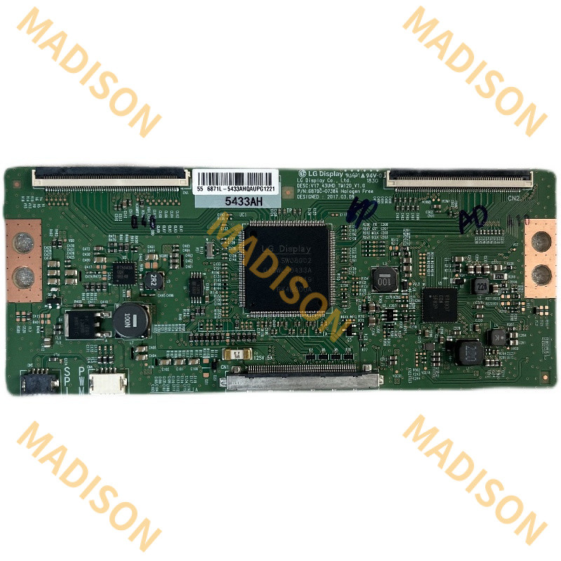 บอร์ดตรรกะ T-Con 6870c-0738a v17 43uhd 43 นิ้ว 49 นิ้ว 55 นิ้ว