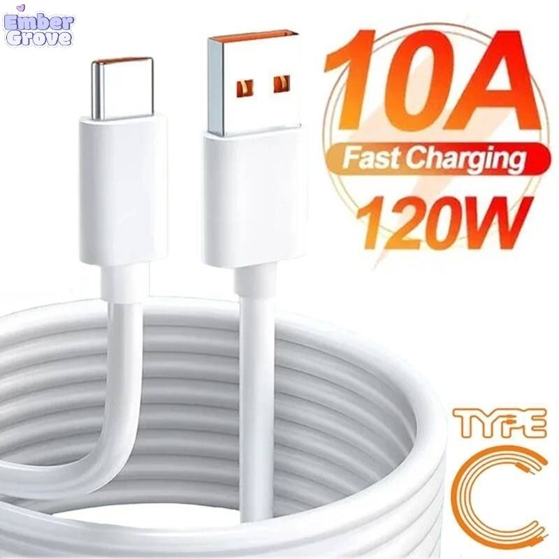 10A สายชาร์จ Super Fast Type C / สายชาร์จข้อมูล USB ความเร็วสูง 120W สําหรับโทรศัพท์แล็ปท็อป – โปรปัง