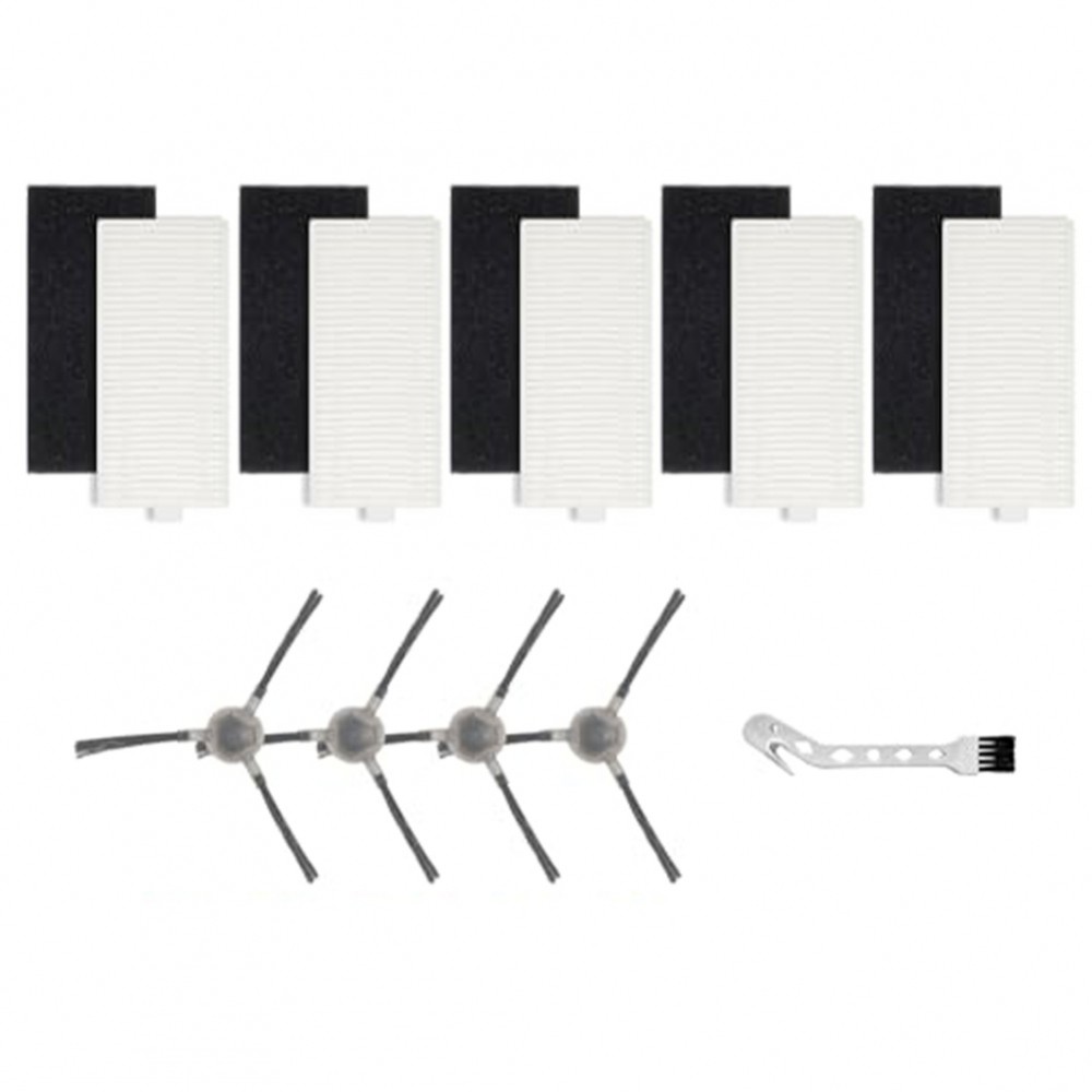 ชุดแปรงด้านข้างและตัวกรองสําหรับเครื่องดูดฝุ่นหุ่นยนต์ Lefant M1 M2 Pro