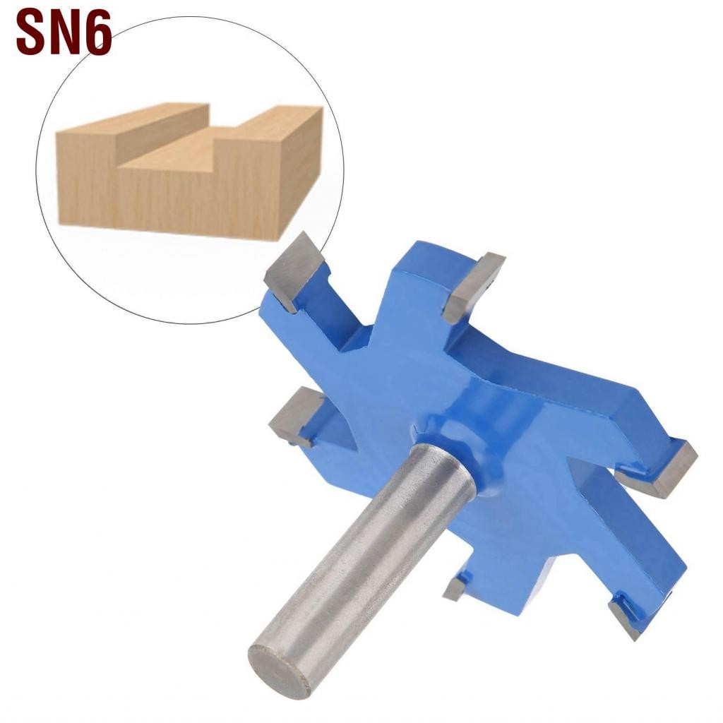 SN6 swoan96.th-th t? slot 6 ฟันร่องเราเตอร์บิตแผ่นพื้นแบนพื้นผิวด้านบนคัตเตอร์ขนาด 12 มม.