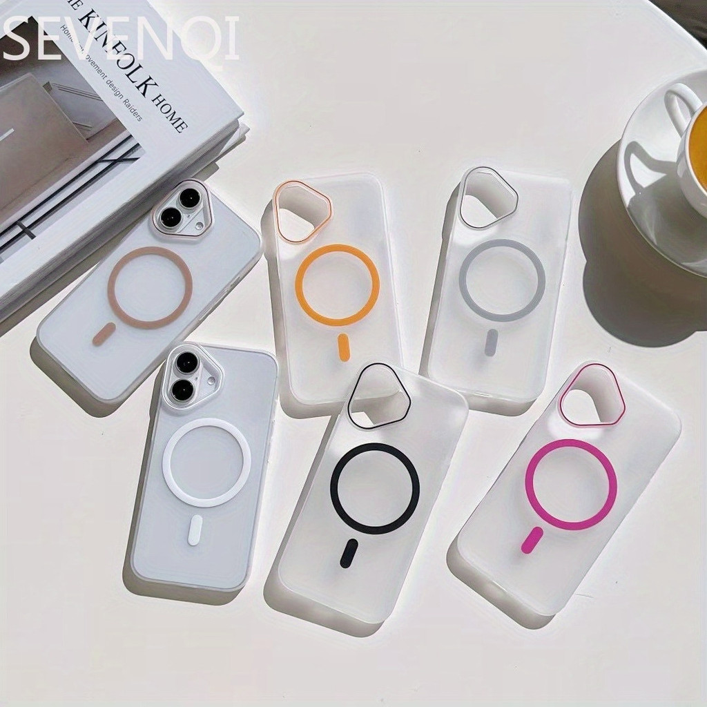 เคส แม่เหล็ก ชาร์จไร้สาย Case for Samsung A56 A16 A06 A05S A55 A54 A15 S21 S23 S24 S22 FE Ultra-thin