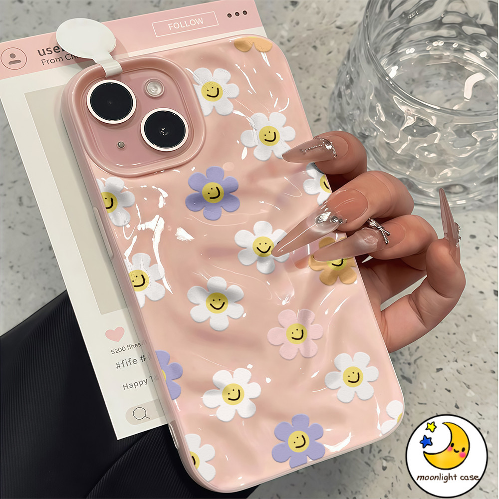 ❤GOOD❤ เคสเหมือนอุกกาบาต ดอกไม้ทั่วหน้าจอ ดอกไม้ยิ้ม มีสีสัน สดใหม่ สําหรับIPhone16 15 13 12 11 7 8plusProPromax X XR XS - รูปที่ 2