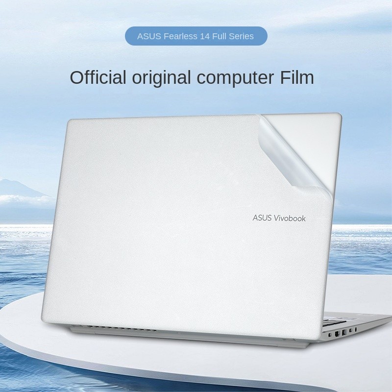 แล็ปท็อปสติกเกอร์ผิว Decal Matte โปร่งใสไวนิลสําหรับ ASUS Vivobook 14 X1404 A1404 X1405 A1405ZX1407 Vivobook S14 OLED K5404 S5406 M5406 ฟิล์มป้องกัน
