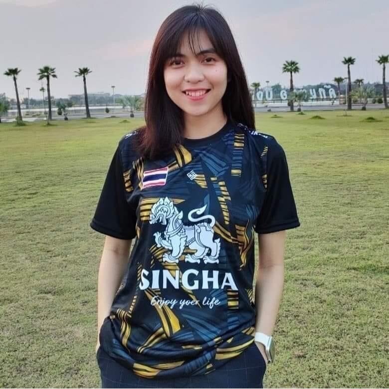 .⭐️⭐️ทีมชาติไทย (ผ้าพิมพ์ลาย) ใส่นานสีไม่มีหลุด ใส่สบาย สวยมาก ⭐️⭐️