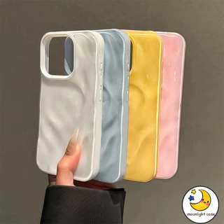 🎀 GOOD 🎀 เคสเหมือนอุกกาบาต เหมือนปล่องภูเขาไฟอุกกาบา ไม่สม่ำเสมอ สําหรับIPhone16 15 13 12 11 7 8plus Pro Promax X XR XS
