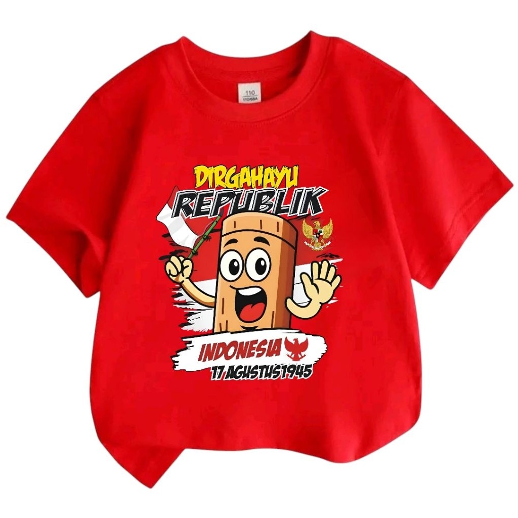 เสื้อยืด CHILDRENS AUGUST 17 INDEPENDENCE INDONESIA / FUNNY TUNG TUNG TUNG SAHUR