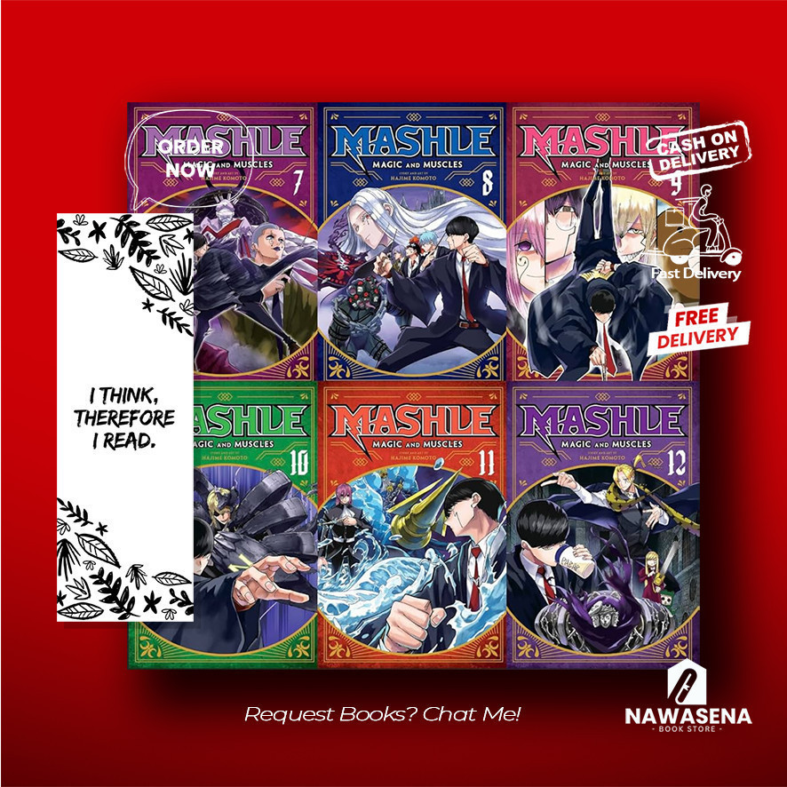 Mashle : Magic and Muscles (15 เล่ม) By Hajime Komoto (อังกฤษ/อินโดนีเซีย)