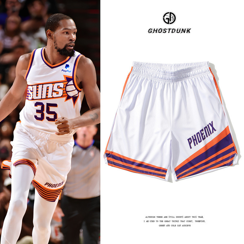 Suns team basketball shorts, Phoenix print sports basketball shorts, outdoor court basketball shorts