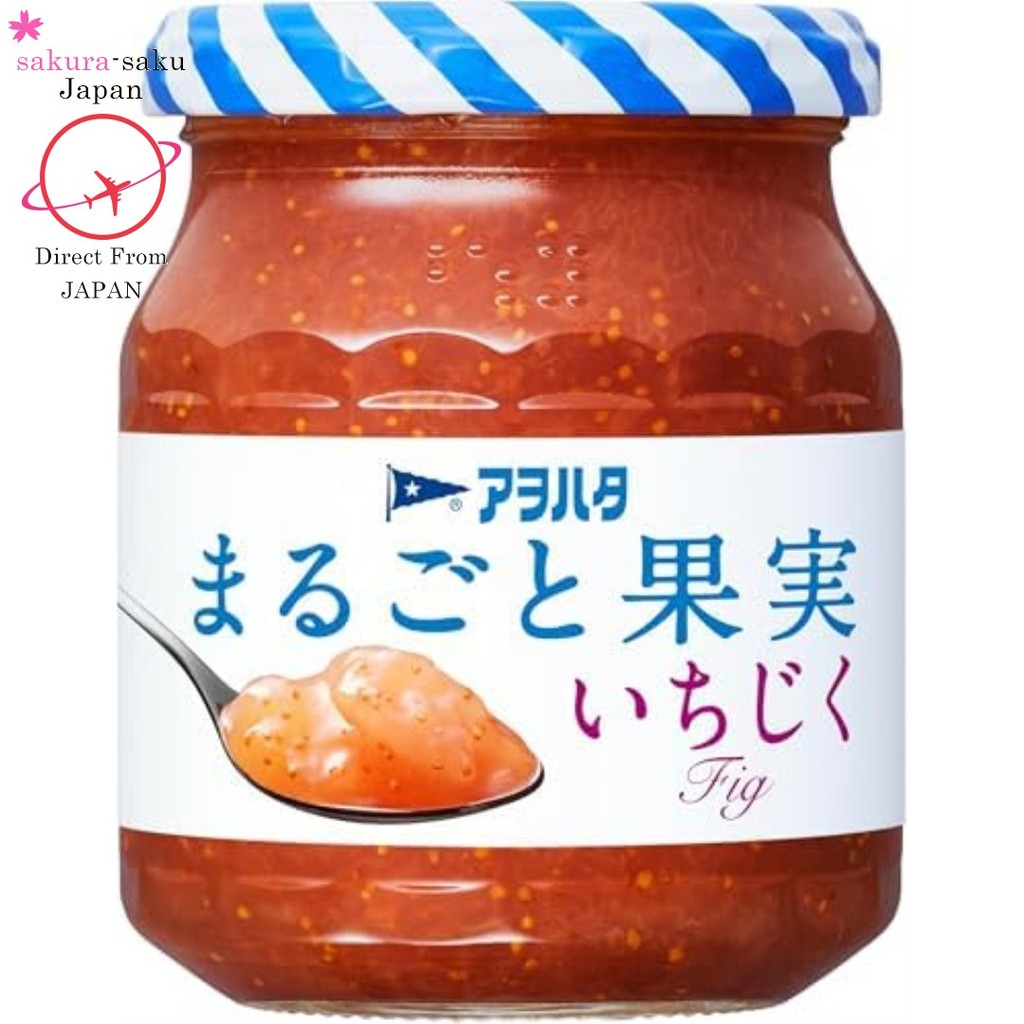 Aohata ผลไม้ทั้งหมด 255 กรัมมะเดื่อแยมผลไม้ทั้งหมดไม่มีน้ำตาล【Direct from Japan】