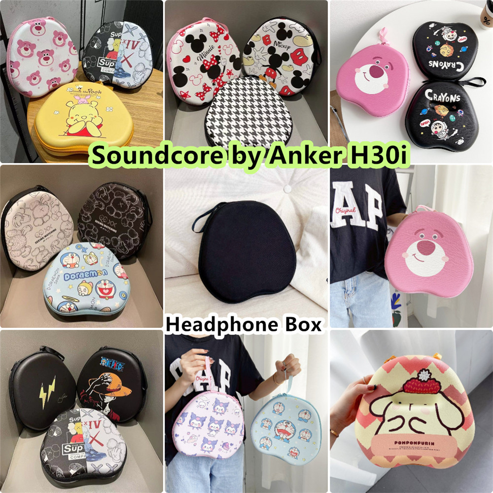 สต็อกพร้อม!สําหรับ Soundcore โดย Anker H30i เคสหูฟังการ์ตูนสไตล์สดชุดหูฟัง Earpads กระเป๋าเก็บ EVA ก