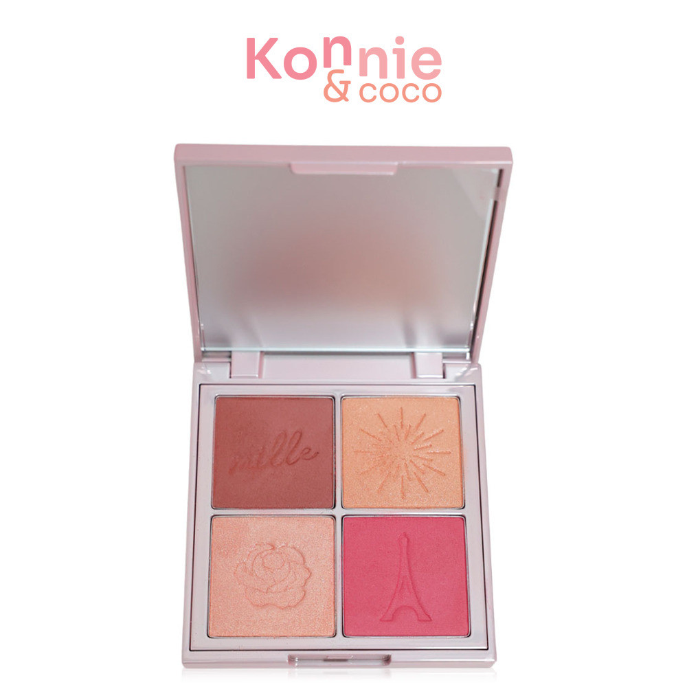 Mille L'Amour A Paris Blusher 15.2g มิลเล่ บลัชออนที่ให้ความโกลว์อย่างไร้ที่ติ.